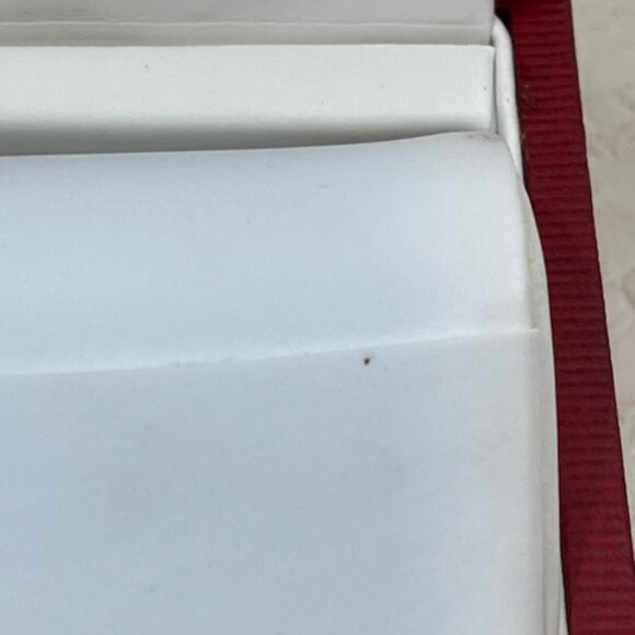 Anne Klein AK EMPTY Red Presentation Storage Watch Jewelry Box Case4"x4.25"x2.5" - Picture 6 of 16